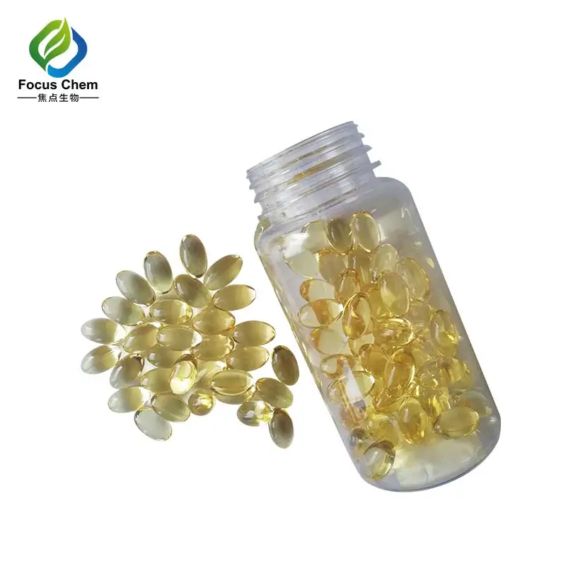 Flaxseed oil and vitamin E softgel for auxiliary lower blood lipid