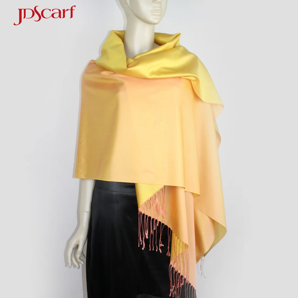 silk pashmina shawl spanish silk gradient wool felt shawls with fringe