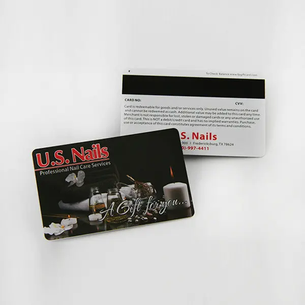 Custom blank gift barcode Plastic hi-co card lo-co card PVC Magnetic Stripe card printing