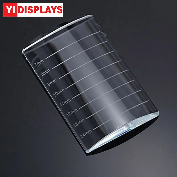 Индивидуальная прозрачная акриловая Палитра для наращивания ресниц, клеевая Палитра для ресниц, стол для демонстрации плитки, частная торговая марка