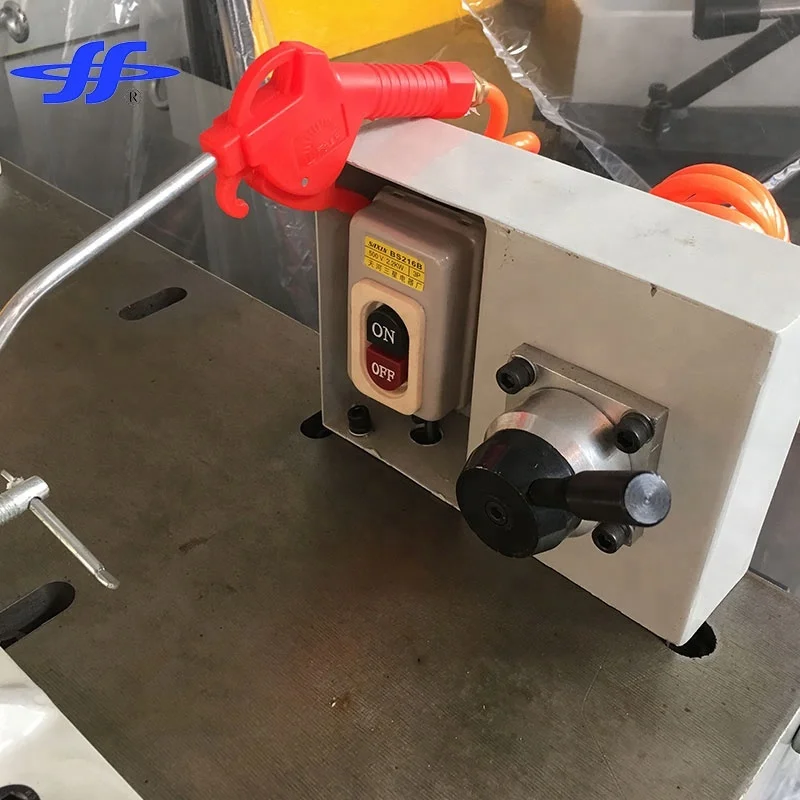 
YJ455AL 2.4KW Motor Power Automatic Pressing Aluminum Tube Cutting Machine 