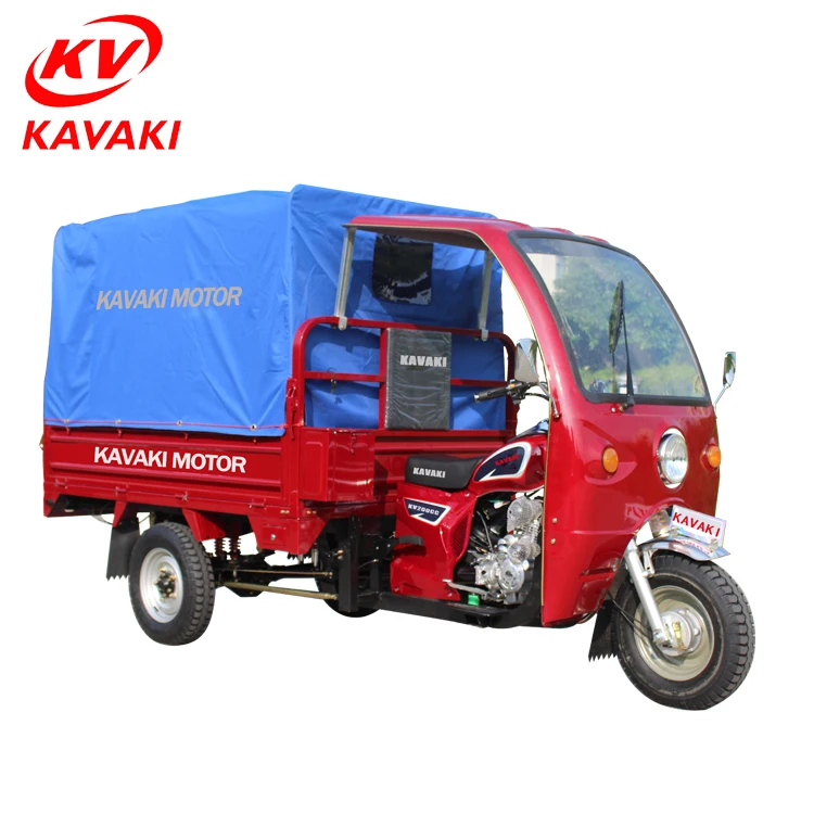 kavaki motor hot sell petrol electric powered tricycles 200cc 300cc manufacturers