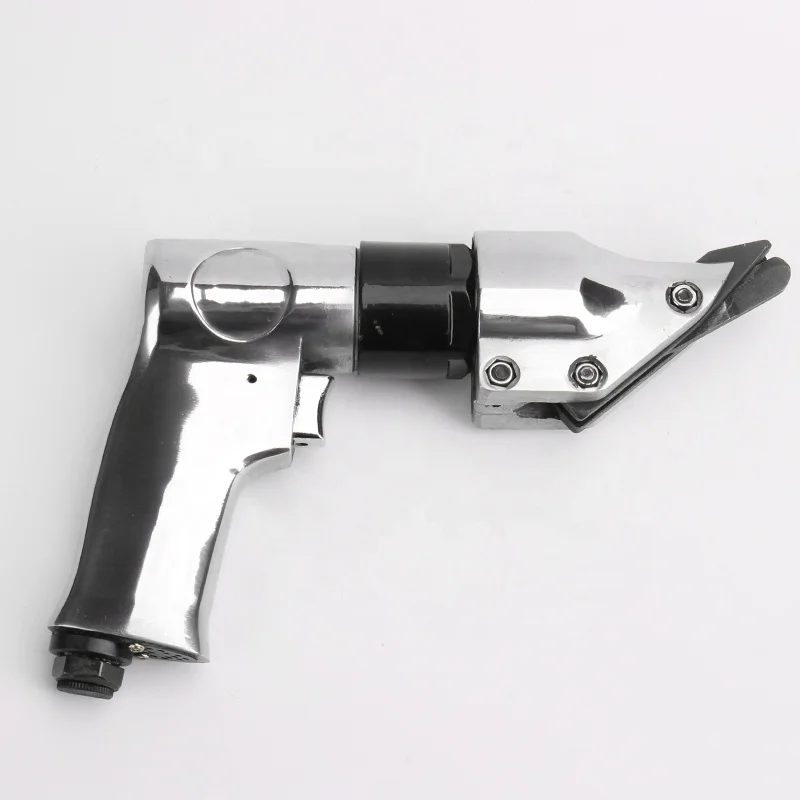 Air powered sheet metal shear
