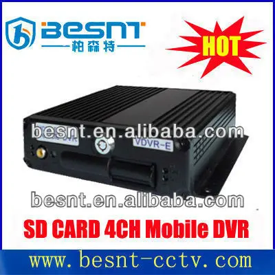 новый продукт 4 канала автомобиля мобильный dvr(bs- c04d)
