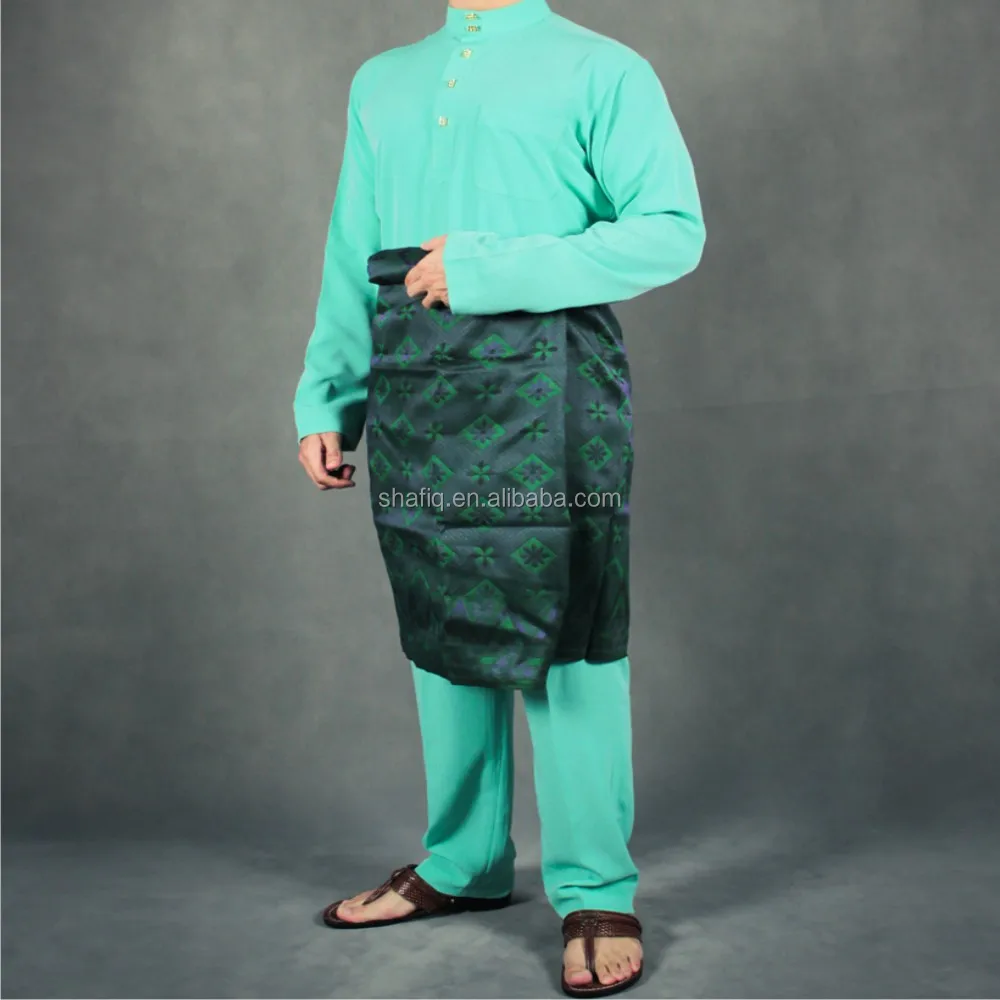 High end muslim baju 2018 special colors thobe jubba designs for men malaysia and indonesia ethnic daily modern fashion thobe