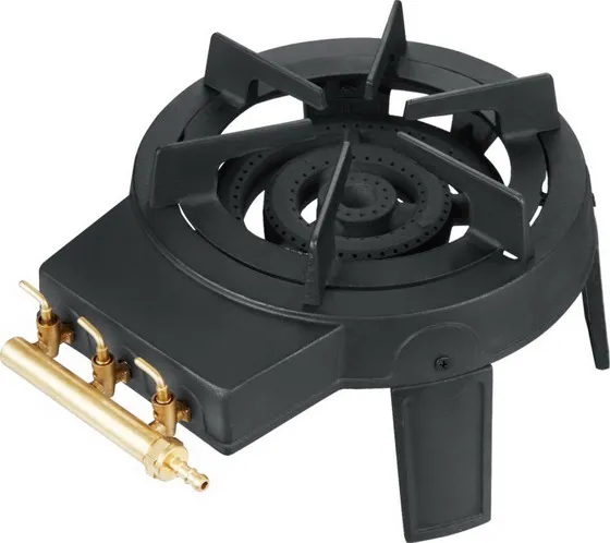 Новый стиль, уличная чугунная газовая плита с 3 кольцами