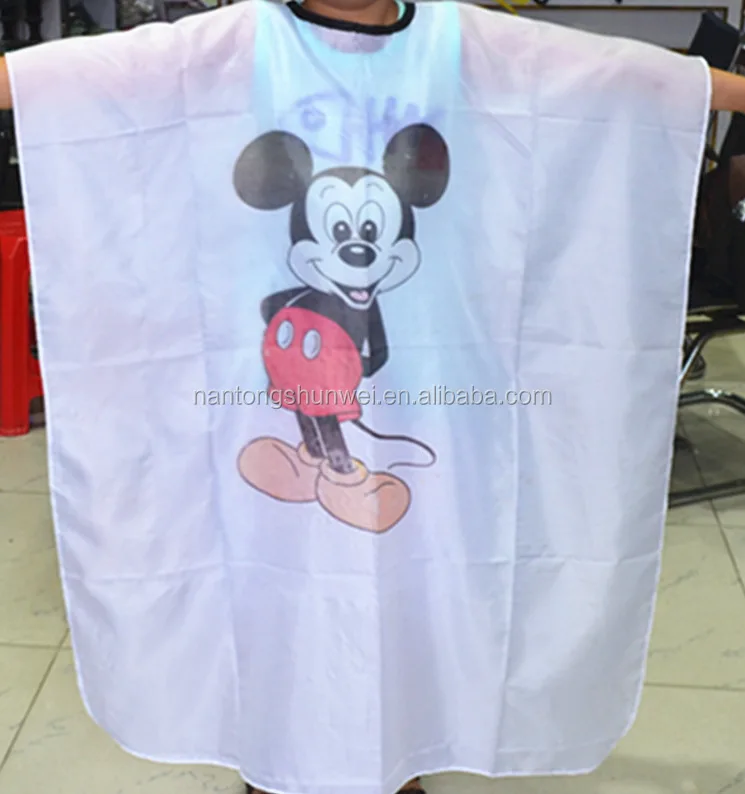 Kids cartoon printed Hairderssing Haircut Barber Cape