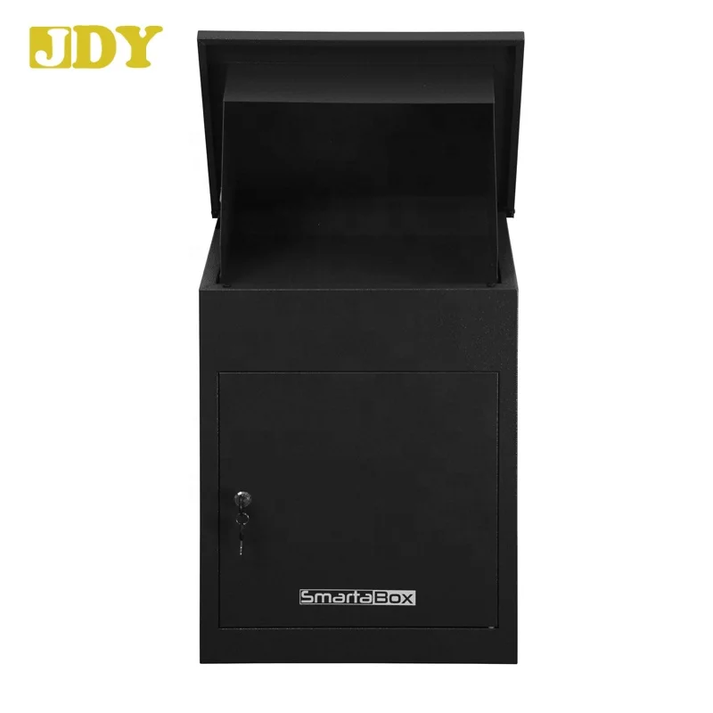 #3010 Home Garden Powder Coated Metal Parcel Dropbox for Mail and Parcel