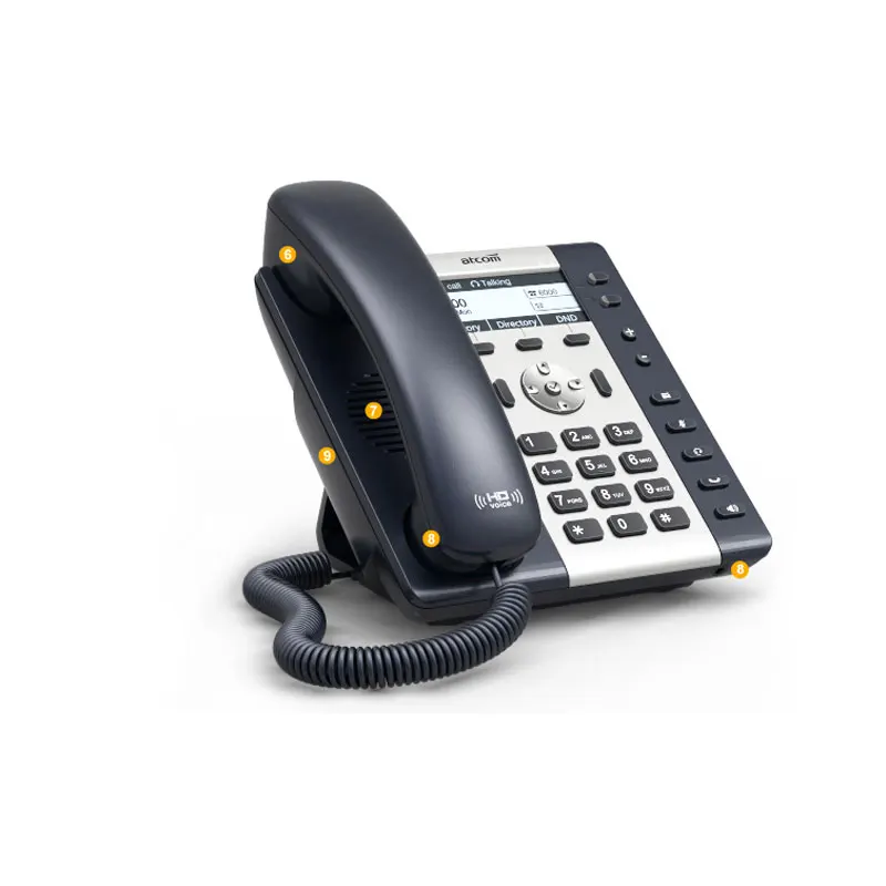 Hot sell Entry-level 4G LTE IP phones 6 SIP LINE with sim 3G/4G Card