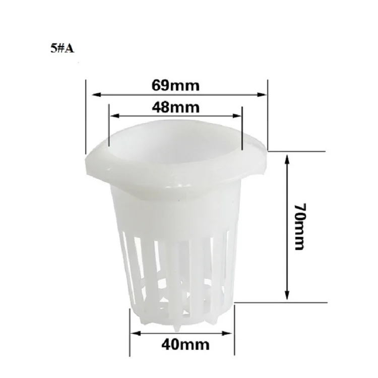 2inch Square Mesh Net Pot Cup for Hydroponic