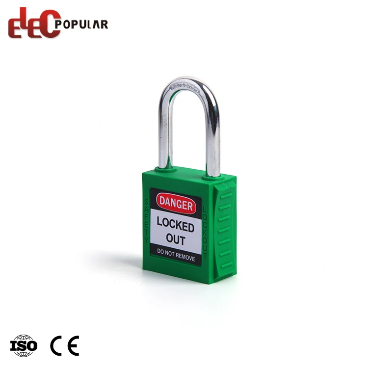 New Style High Security Hardened Solid Steel Shackle ABS Safety Padlock