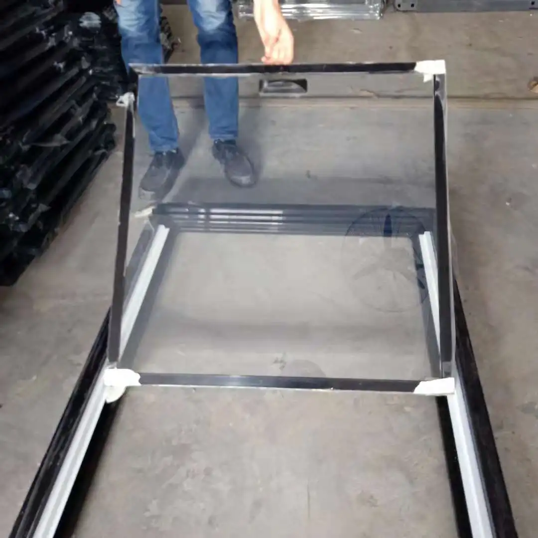 Frame Ice Cream Fridge Glass High Quality Pvc Freezers Door Sliding Door Tempered Glass Door for Shop 1094*598mm Sheng Long 0-10