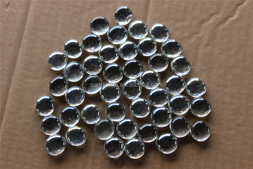 decorative coloured glass pebbles artificial clear glass stone Irregular Glass Pebbles For Swimming Pool