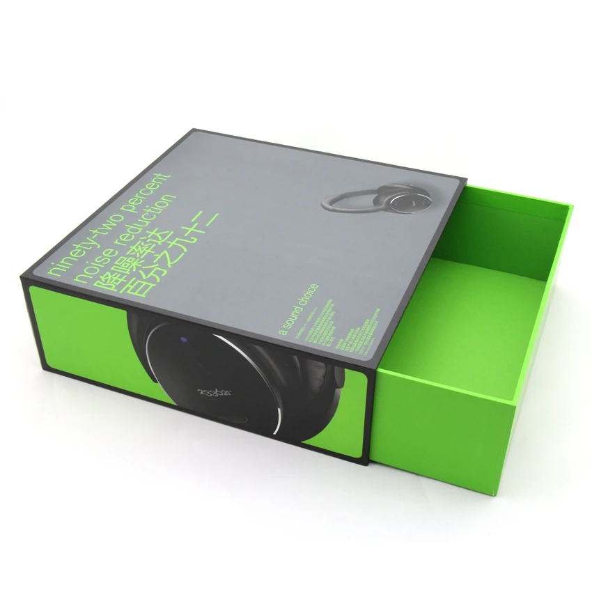 Custom chipboard drawer slide in cardboard laptop ipad packaging box