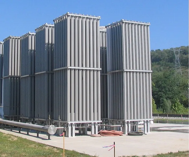 99% Purity Liquid Oxygen Air Ambient Temperature Vaporizer