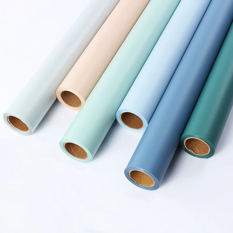 
60CM*20M Decoration Fresh Cut Flowers Packing solid-colored Wrapping Paper Roll 