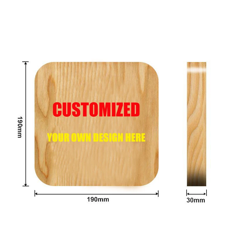 
IY801101 popular custom made design you own led lighting gift usb desk lamp wooden kid audit led night light customized 