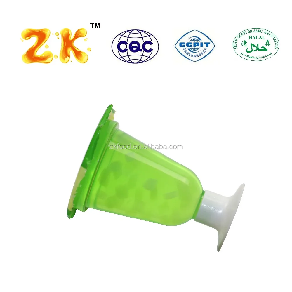 Red penguin jar wine cup jelly candy with coconut