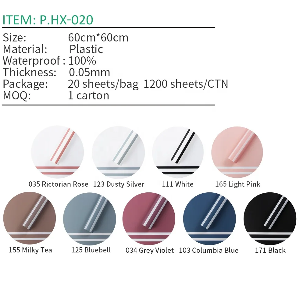 
Fresh Flower Wrapping Paper Wholesale Luxury packaging flower gift wrapping paper 