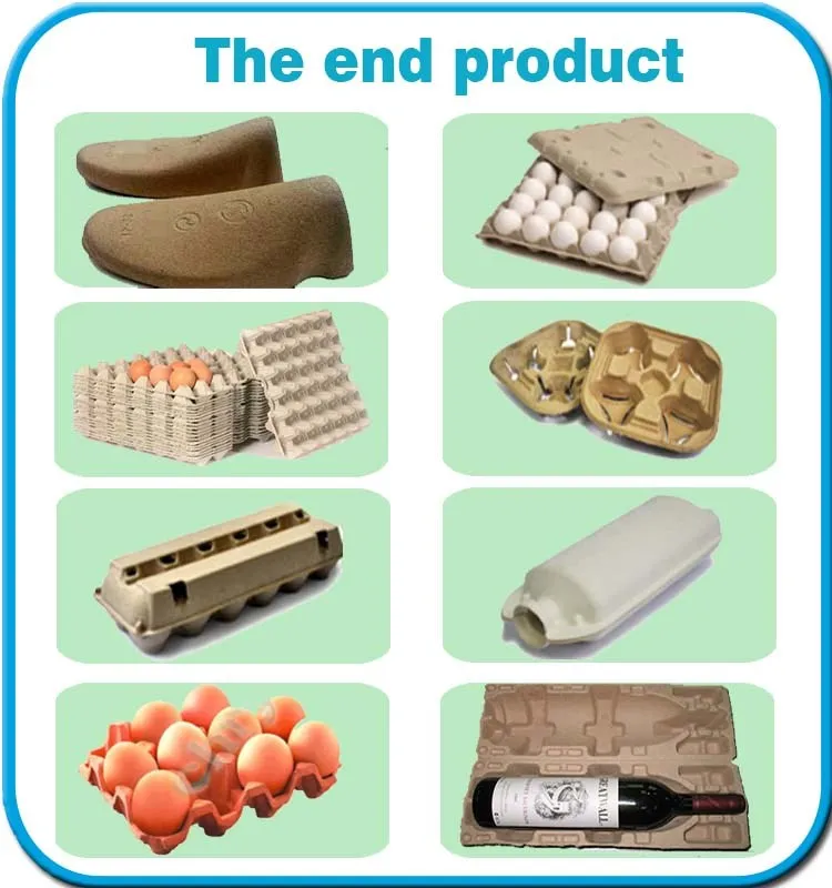 Древесины целлюлозно литье яйцо лоток машины фруктов лоток производственной линии