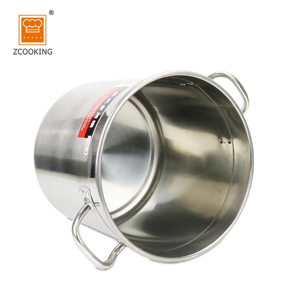 High Quality 20 Liter Stainless Steel Large Soup Cooking Stock Pot With Factory Price