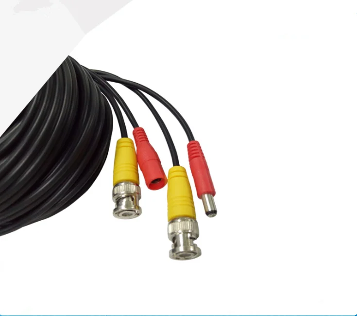 40 м BNC + DC белый или черный цвет extension line кабельной