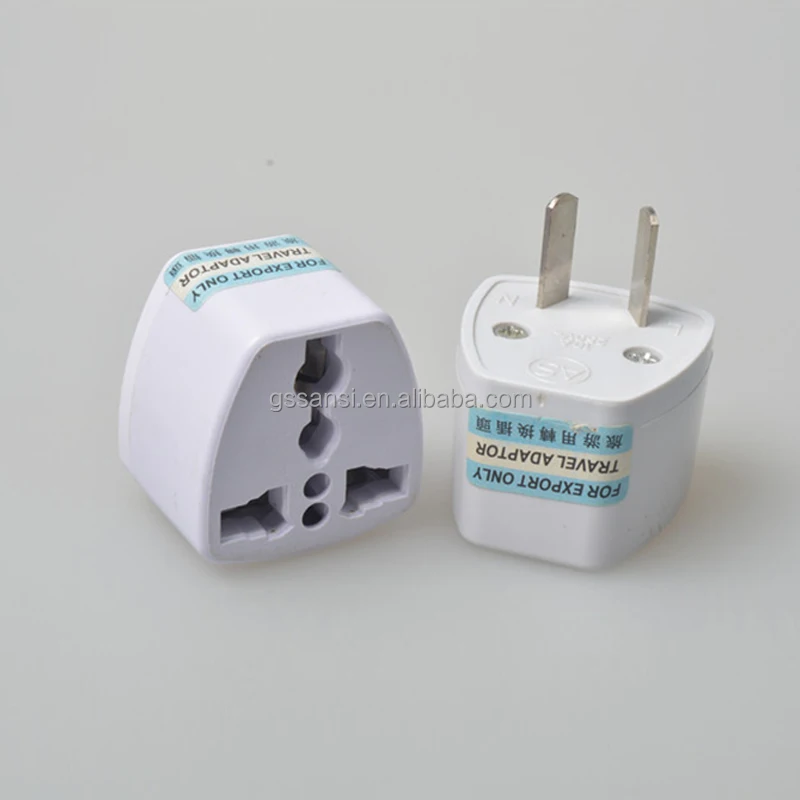 
Travel Charger Electrical Power UK/AU/EU To US Plug Adapter Universal Power Plug Converter White 