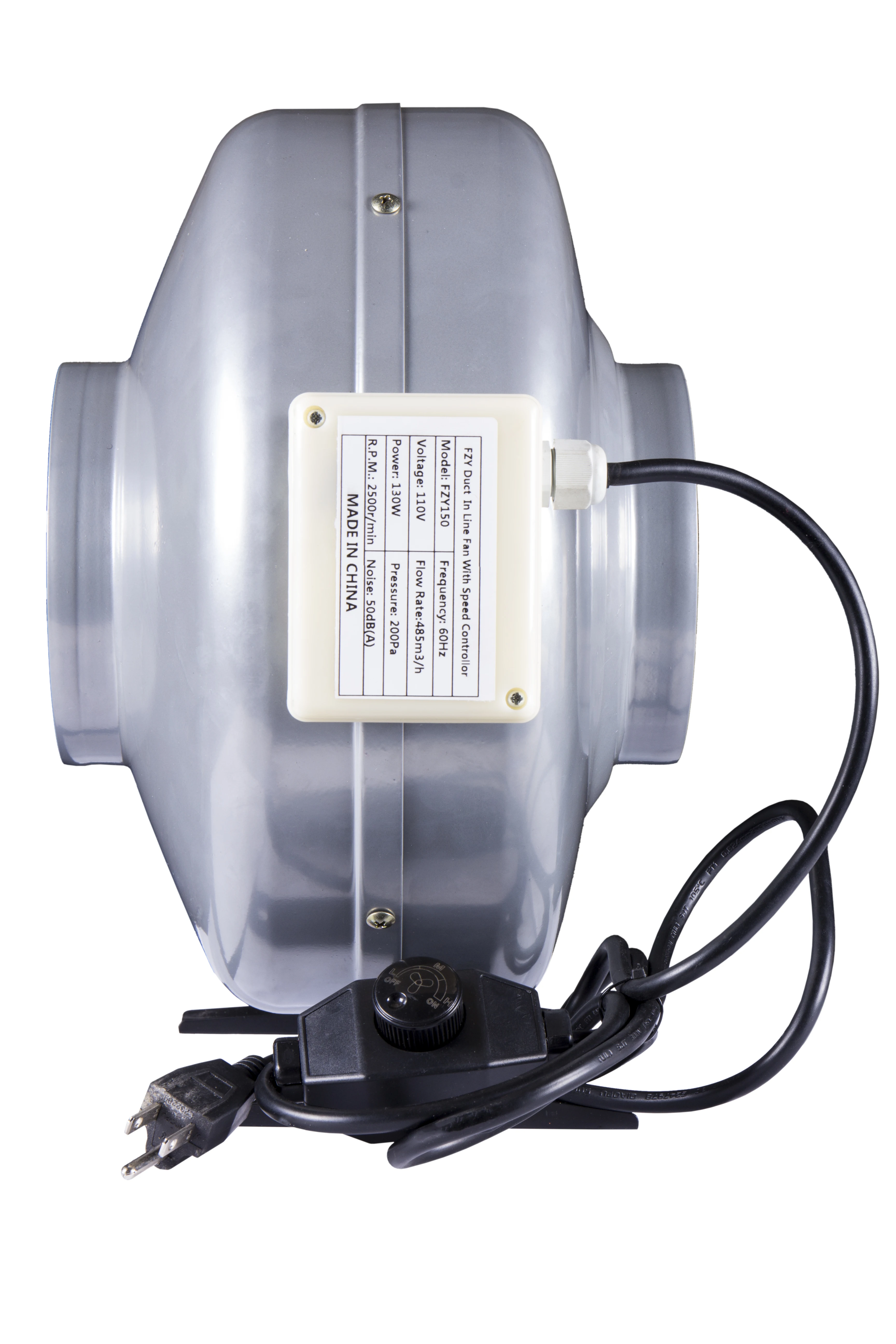 Quiet Hydroponic Inline fan flexible fan blower ventilation fan