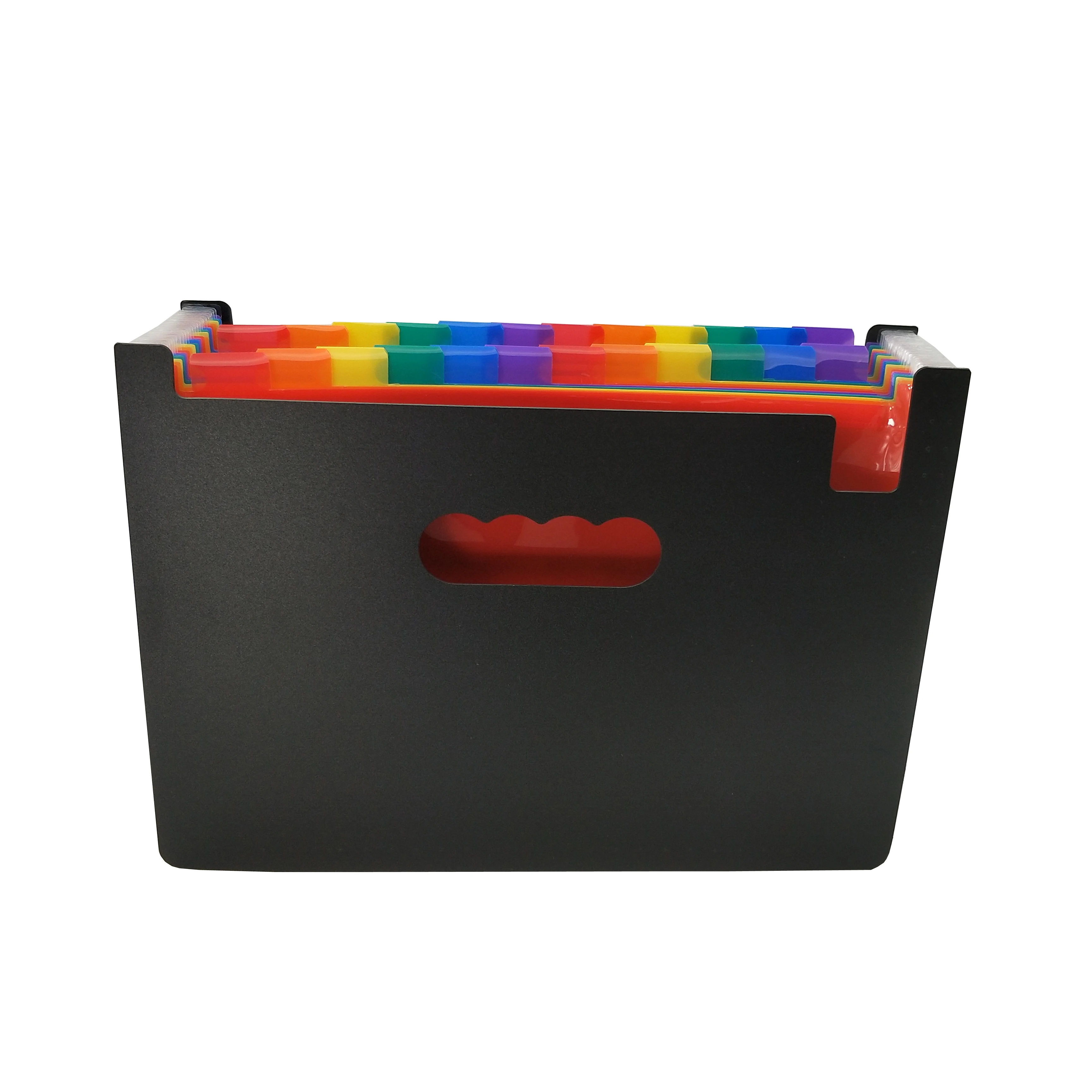 24 Pockets Expanding File Folder Rainbow Expanding and Self-Stand Accordion Large Capacity Expanding Wallets