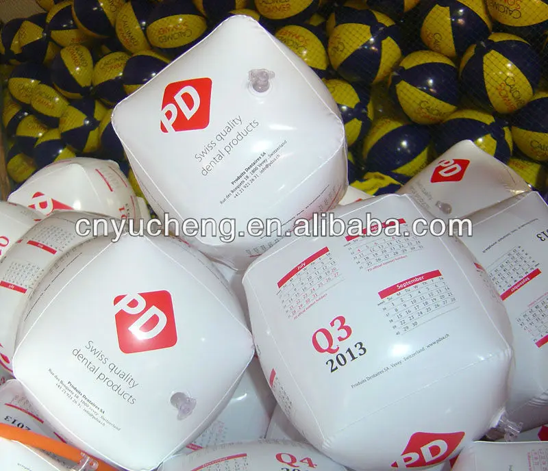 inflatable square ball/ cube ball/beach ball