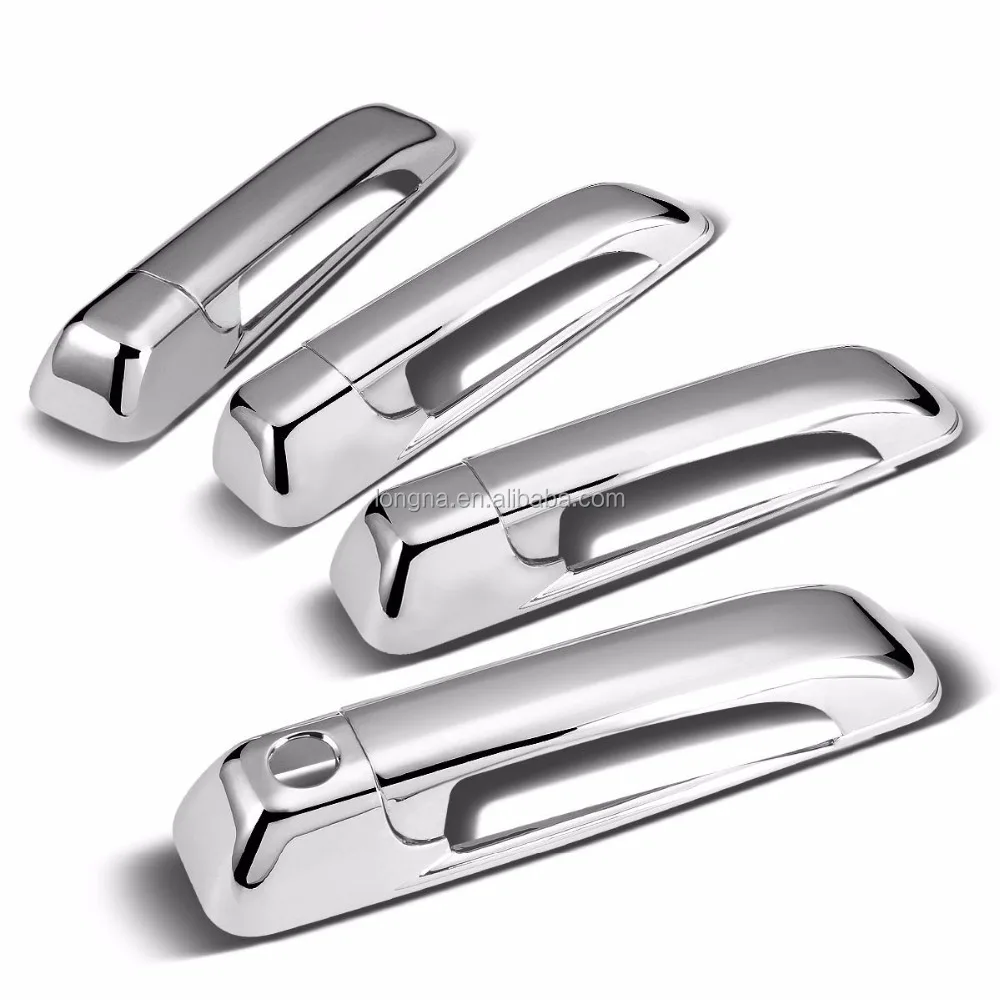 Chrome 4 Doors Handle Cover for 10-16 Dodge RAM 2500/3500/HD/09-16 RAM 1500/05-10 Jeep Commander/05-10 Grand Cherokee