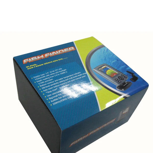 
depth sounder depth finder sonar detector color fish finder and fish detector for boat using 