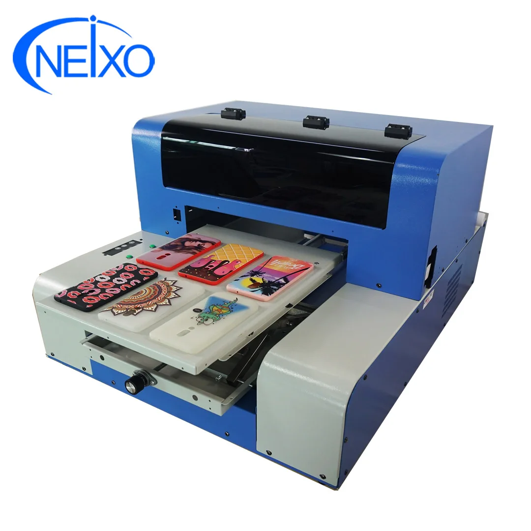 
Small format phone case printing automatic a4 size uv flatbed printer 