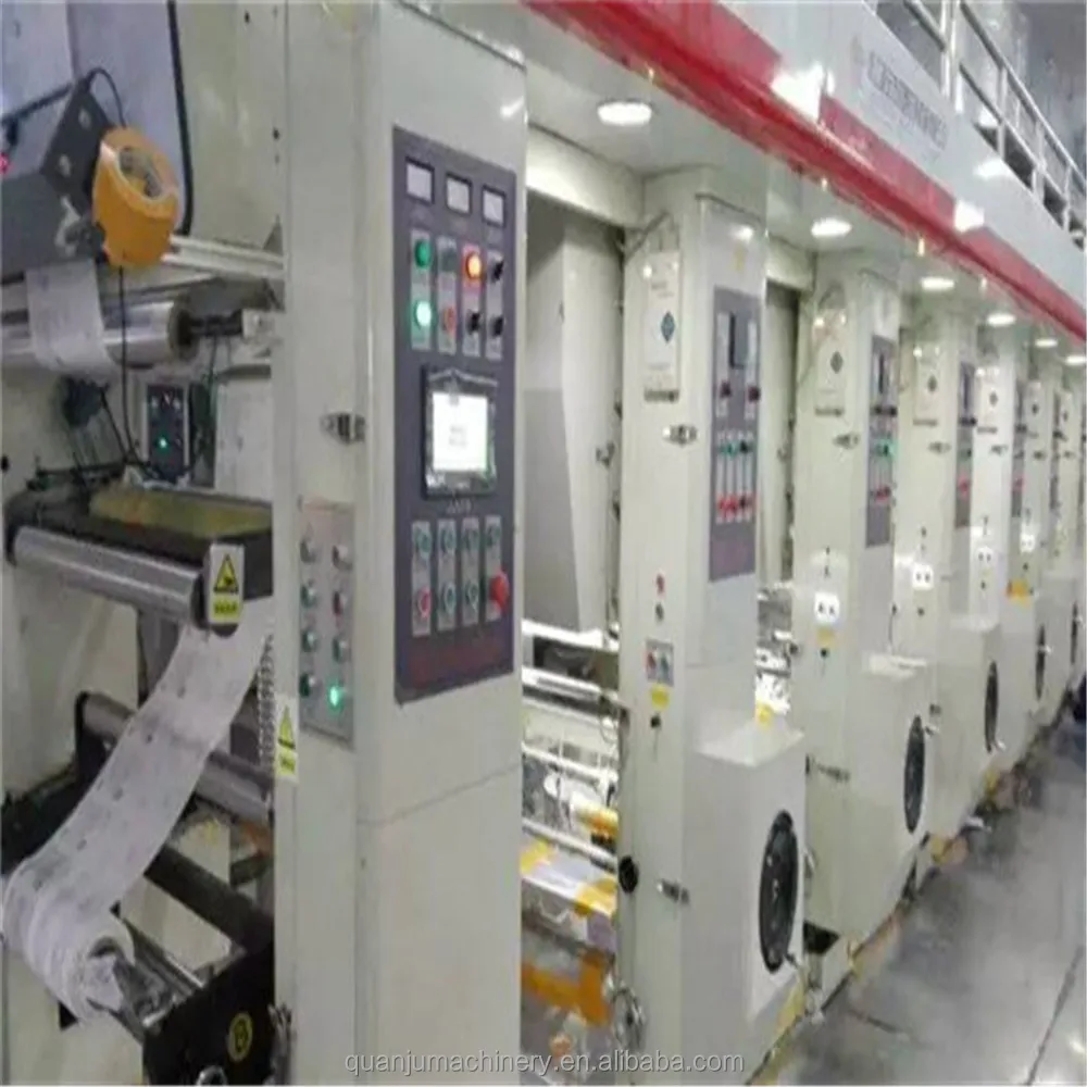 Computer Control Plastic Film 8 color Rotogravure Printing Machine price