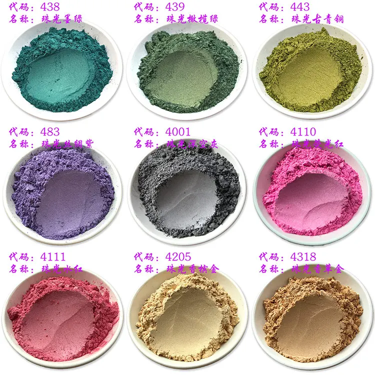 Wholesale mica powder for soap making ,nail polish ,resin art