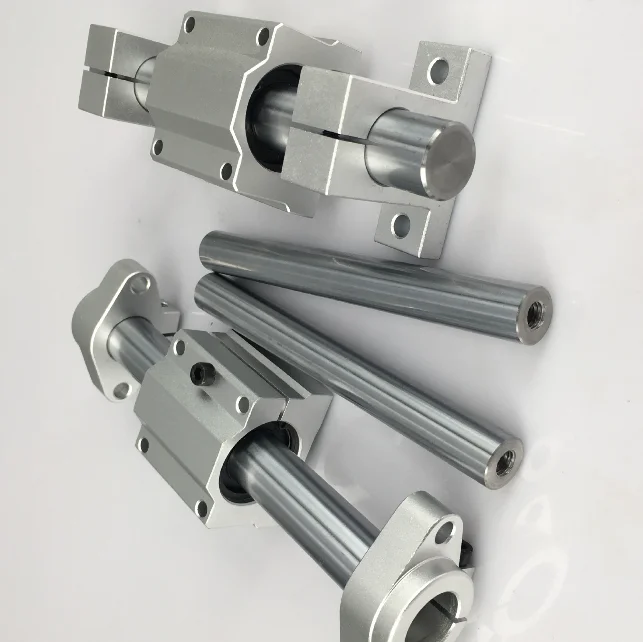 Round Linear Guide Support Rail SBR10 and Linear Bearing SBR10UU