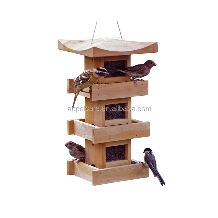 Pagoda wildlife Bird Feeder 5-Level Cedar