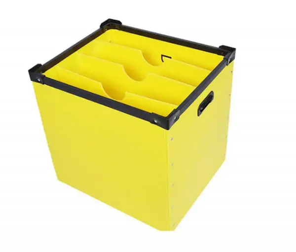 foldable reusable esd plastic storage box