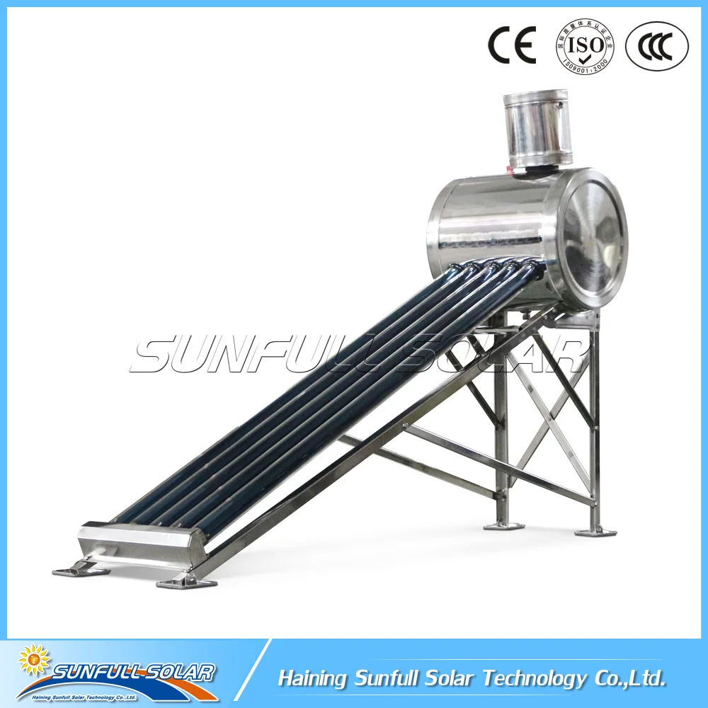 2022 mini type 5 Glass Tubes Green Energy Solar Hot Water Heating Manufacturer in China