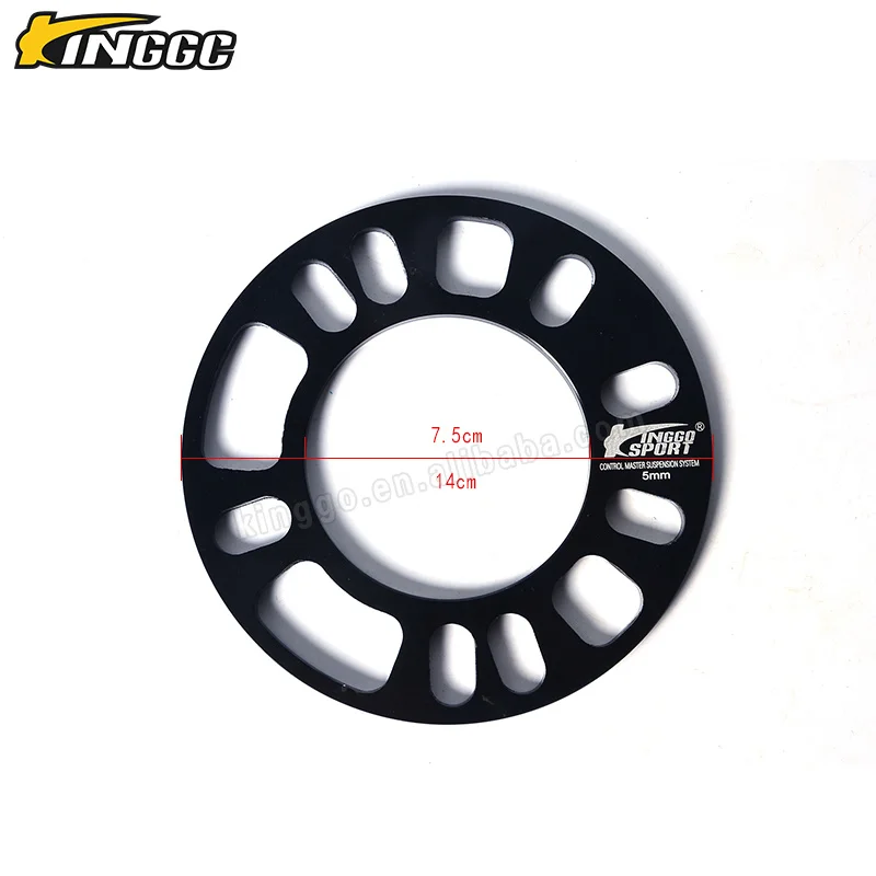 3MM 5MM Auto Car Alloy Aluminum 4 and 5 Stud Wheel Spacers Shims Spacer