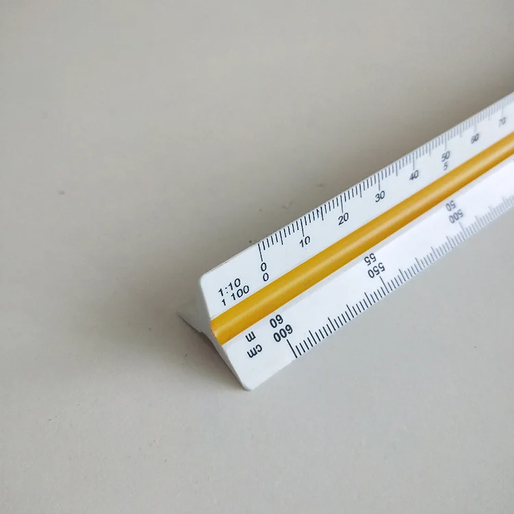 Architects and Engineers triangular Scale Ruler