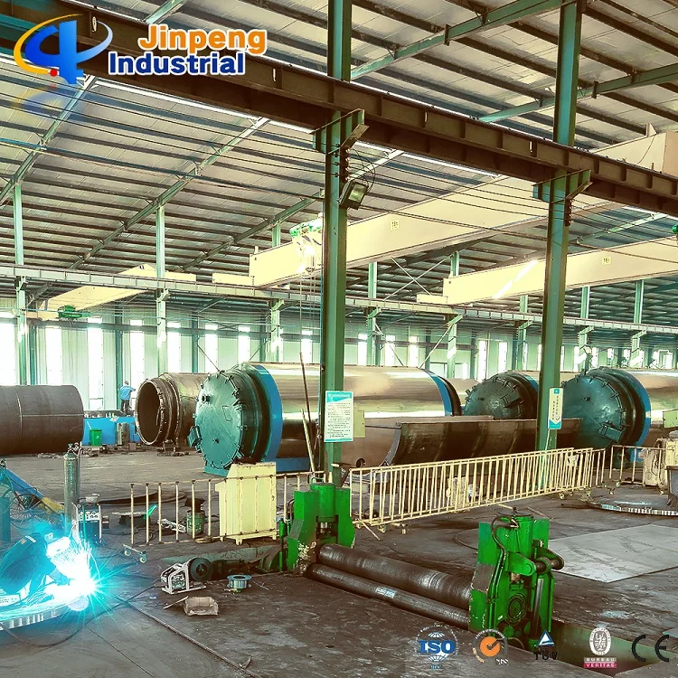Waste Tire Used Tyre Scrap Plastic Pyrolysis Plant with National Patent