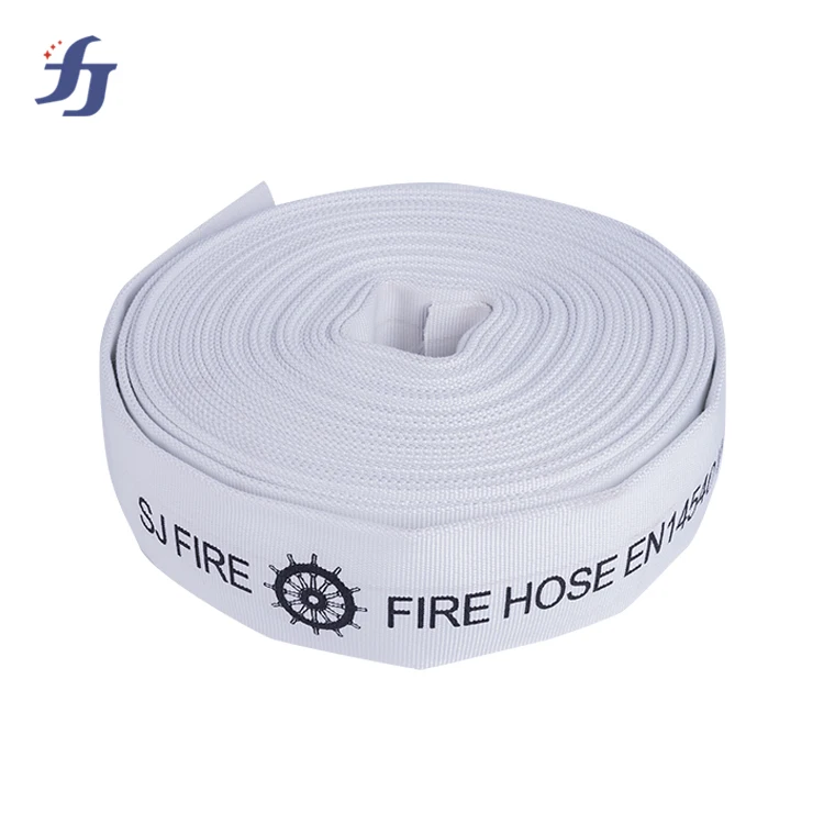 White high quality agriculture irrigation PVC lay flat hose