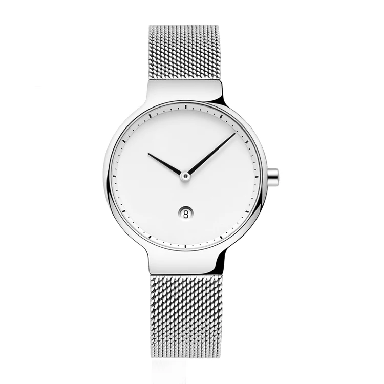 2018 г. Лидер продаж высокое качество стальной сетки группы водонепроницаемый сапфир стеклянный купол часы