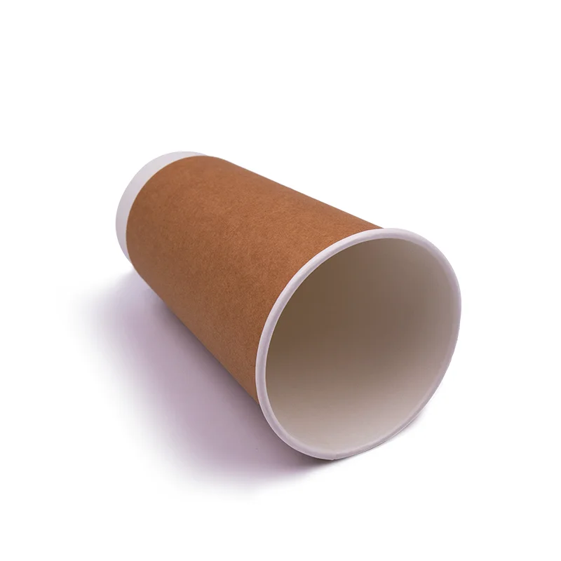
Customized Printing 8oz 12oz 16oz 22oz Disposable Double Wall Kraft Coffee Paper Cup with Lid 