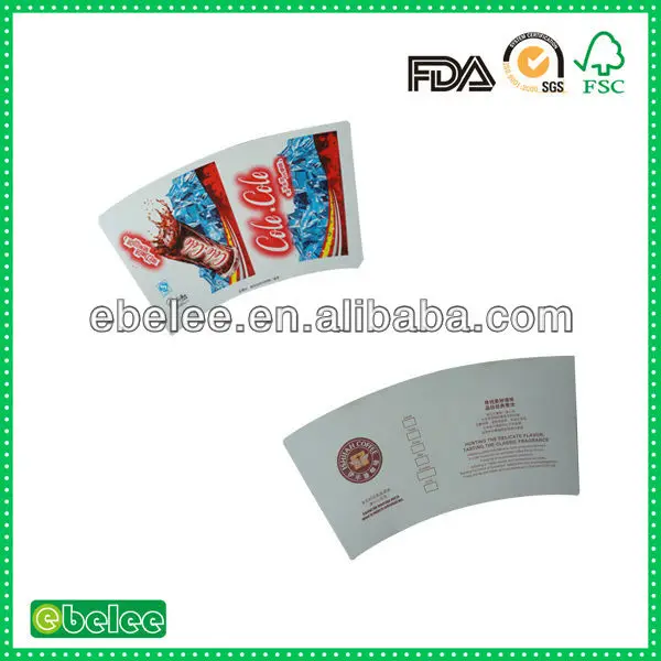 Дешевые бумажный стаканчик вентилятор PE