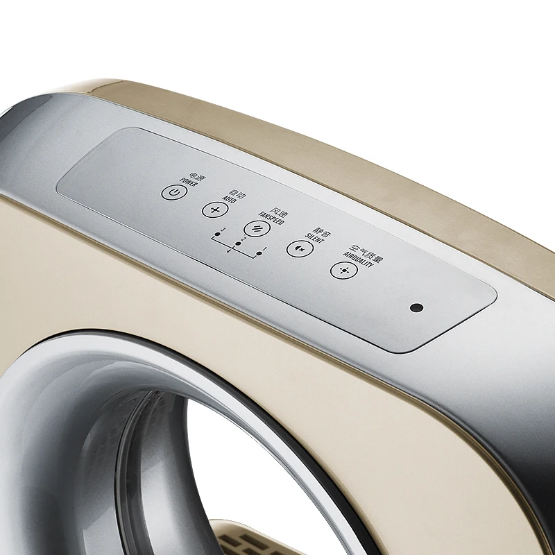 Portable air purifier and scrubber for home use items with three layers of filter