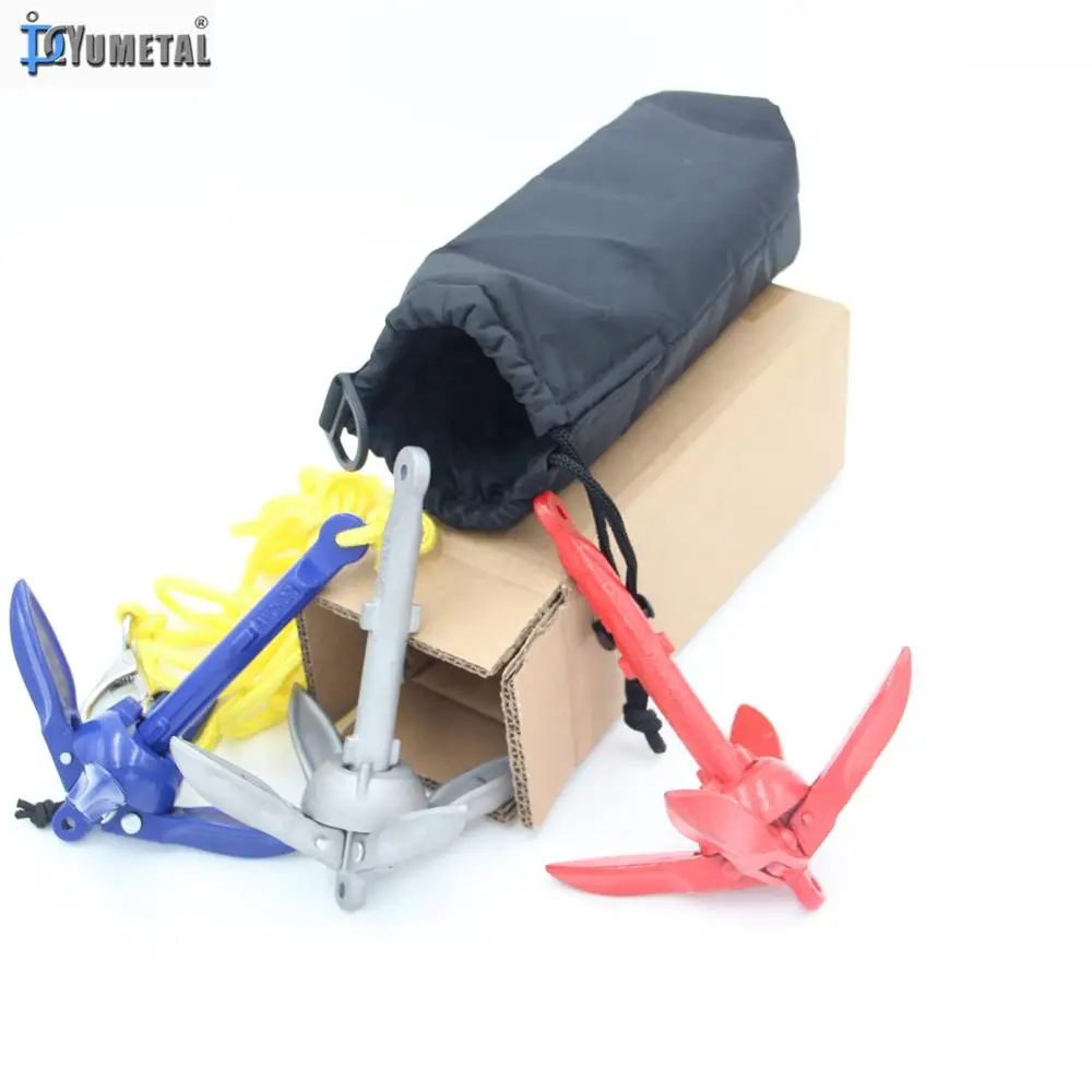 Small Folding kayak anchor For Marine Boat in Mass Stock