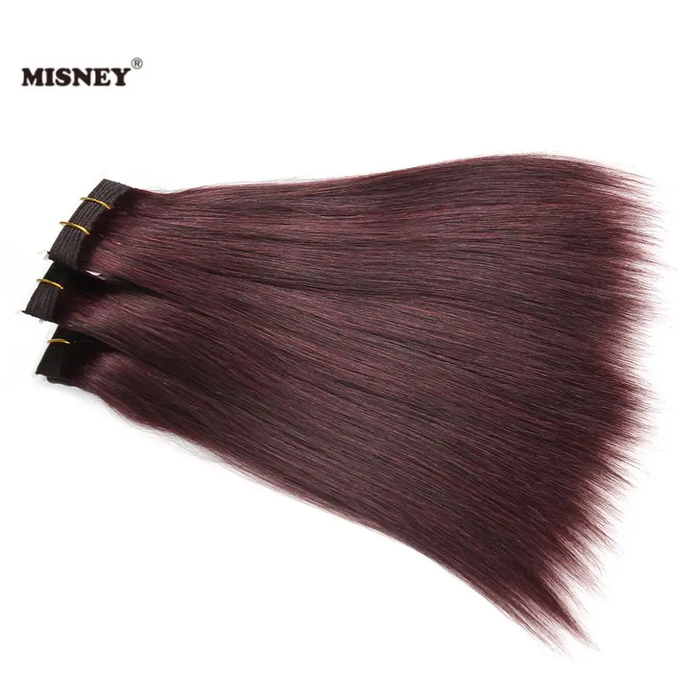 
Grade 5A 100 Percent Human Hair Weavings Silky Straight Hair 20inch 100g/pcs From Dark Color To Blonde 