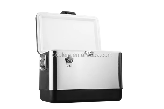 51L stainless steel cooler box wine cooler metal cooler box